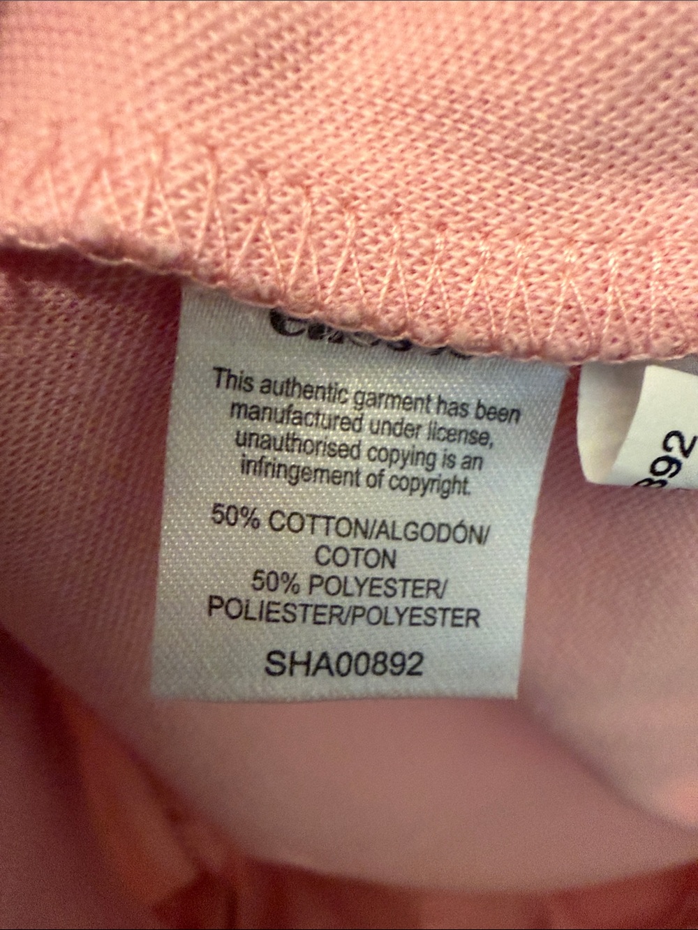 Ellesse Pink Zip-Up Track Jacket with Light Blue Stripes - Picture 9 of 9